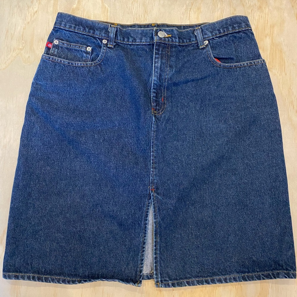 Ralph Lauren dark denim miniskirt